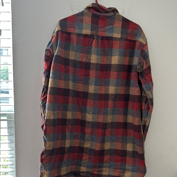 L.L. Bean Multicolor Plaid Casual Button Down Shirt - Picture 5 of 5